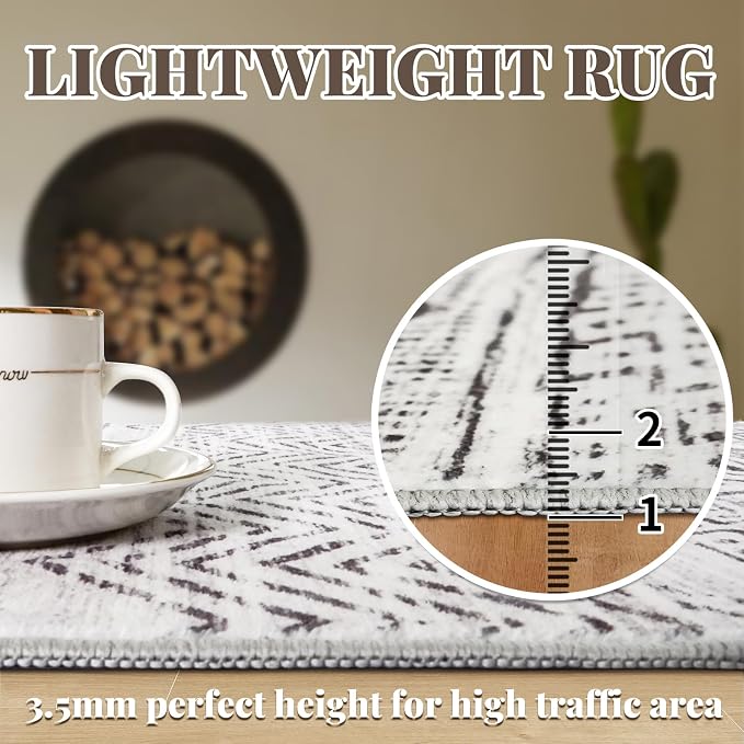 Washable Moroccan Hallway Runner Rugs - Image 8