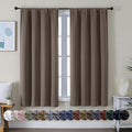 Simplebrand Ava Brown Blackout Curtains by Simplebrand