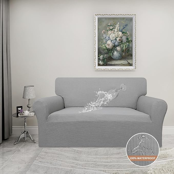 Easy-Going 100% Waterproof Loveseat Couch Cover, Dual Waterproof Sofa Cover - Image 2