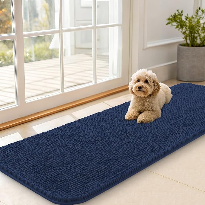 OLANLY Dog Door Mat for Muddy Paws 59x20, Absorbs Moisture and Dirt, Absorbent by OLANLY