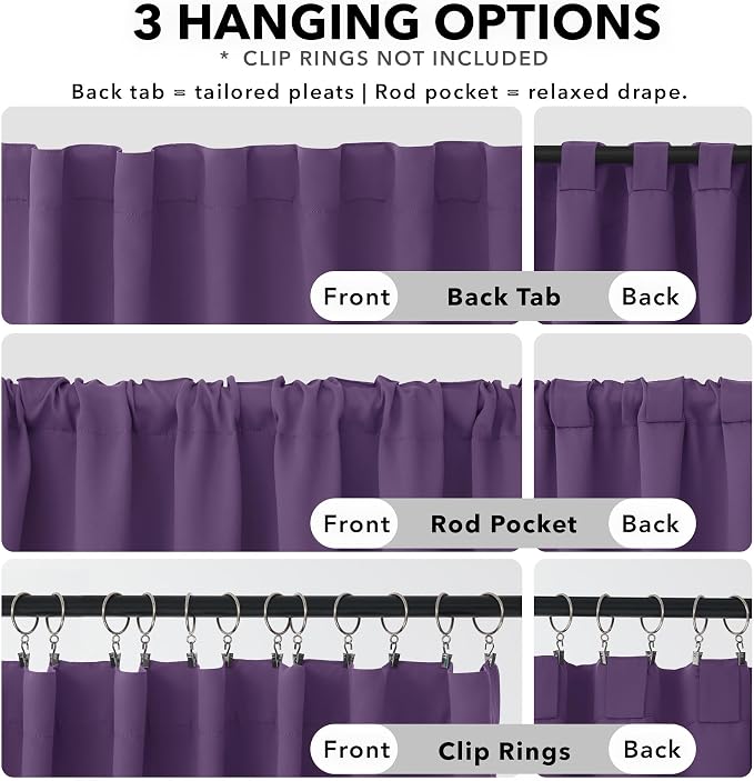 Deconovo Short Blackout Curtains - Image 2