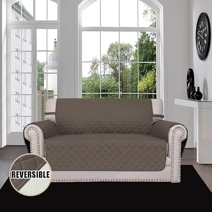 Easy-Going Reversible Loveseat Couch Cover - Image 2