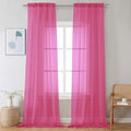 Chyhomenyc Extra Long Sheer Curtains 120 Inches Long 2 Panels Set, Light by Chyhomenyc