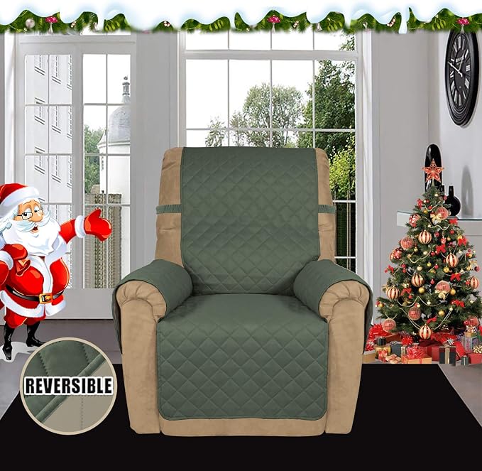 Easy-Going Recliner Sofa Slipcover Reversible Sofa Cover Water Resistant Couch - Image 2
