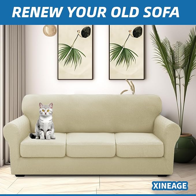 XINEAGE New 4 Pieces Couch Covers - Image 2