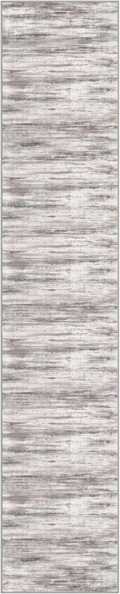 KOZYFLY Modern Abstract Hallway Runner, 2x10 Washable Rug Non-Slip Soft Striped - Image 8