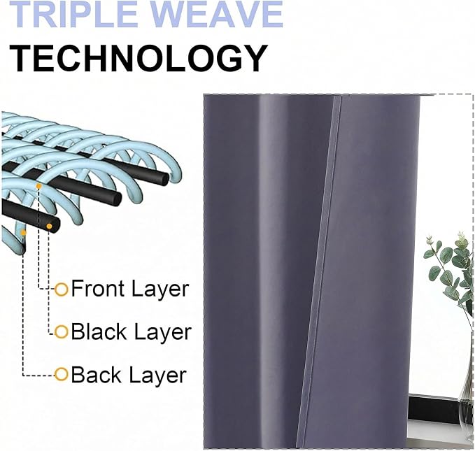 Simplebrand Blackout Extra 10ft Curtains - Image 5