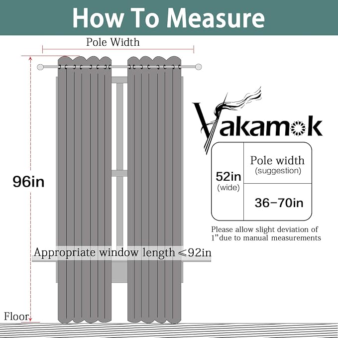 Yakamok Blackout Curtains 96 Inches Long - Image 7
