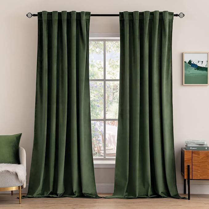 MIULEE Velvet Curtains 100 inches by MIULEE