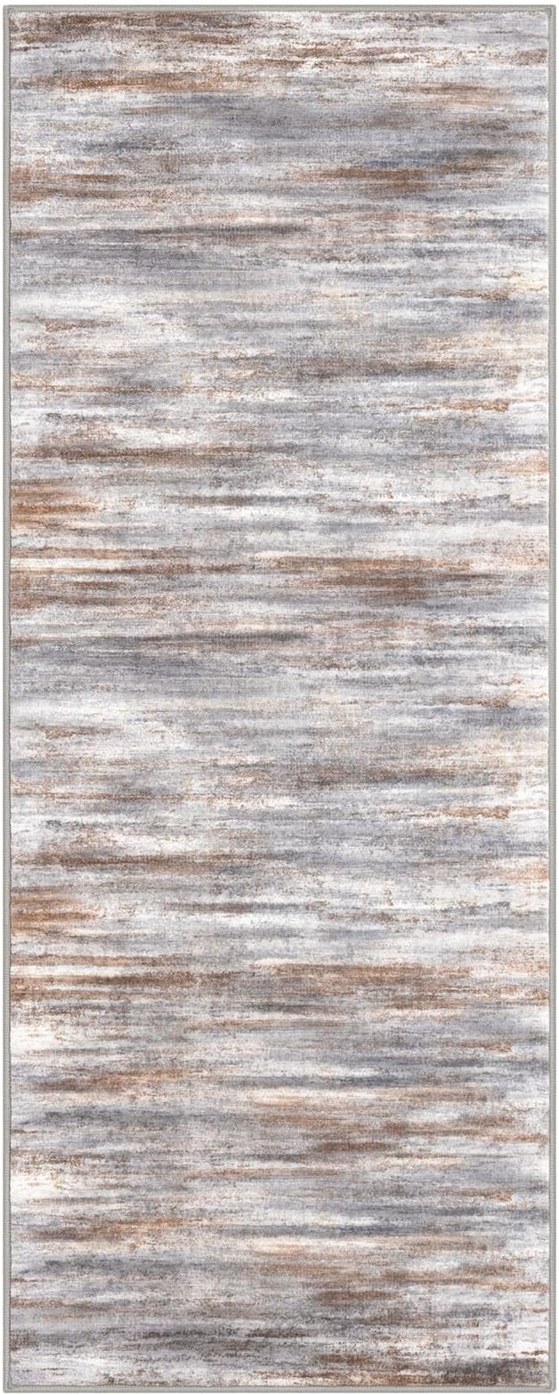 KOZYFLY Kitchen Runner Rug for Hallway Non-Slip Modern Abstract Runner Rug 2x5 - Image 8