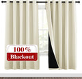 NICETOWN Living Room Completely Shaded Draperies, Privacy Protection & Noise by NICETOWN