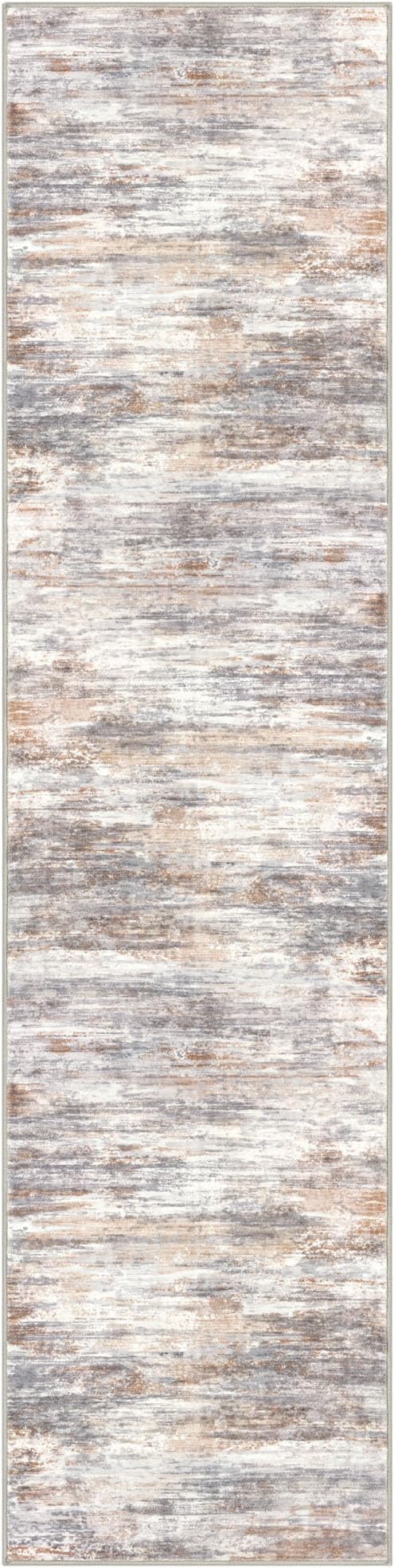 KOZYFLY Modern Abstract Hallway Runner Rug, 2x8 Kitchen Rugs Non-Slip Washable - Image 8