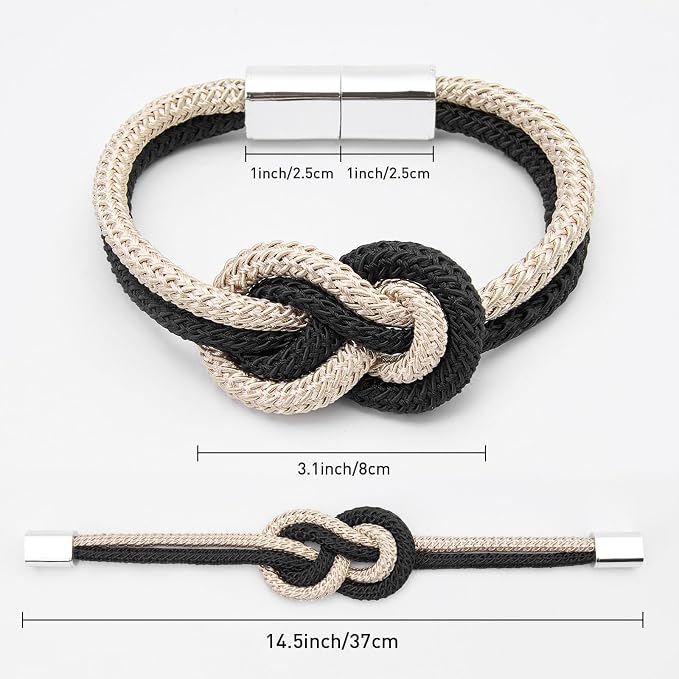 NICEEC 2 Pack Mini Magnetic Curtain Tiebacks Nordic Simple Style Drape Tie - Image 4
