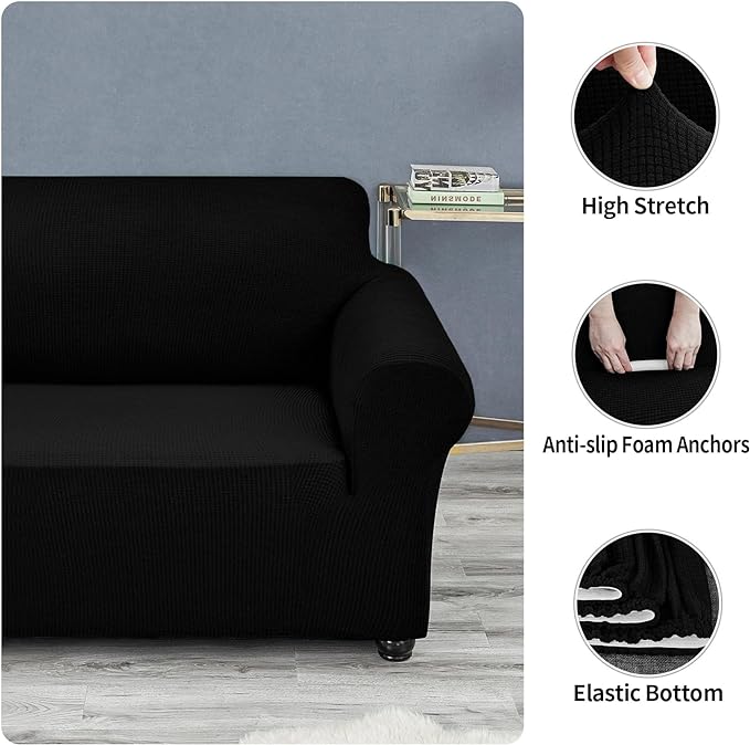 Joccun Stretch Chair Couch Cover, 1-Piece Sofa Slipcover Spandex Jacquard - Image 4