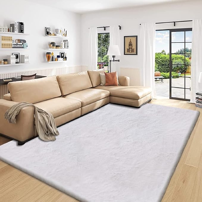 ORINOVA Faux Fur Rug 6x9 Plush Washable Area Rugs by ORINOVA