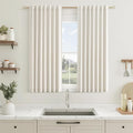 Guken Cream 100% Blackout Curtains 45 Inch Length 2 Panels Set by Guken
