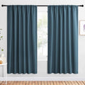 NICETOWN 2 Panels Blackout Curtains, Rod Pocket Window Curtains Room Darkning by NICETOWN