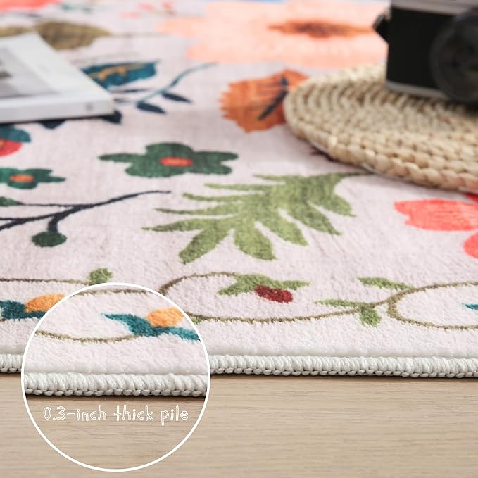 Rugcomf Runners for Hallways Kitchen Runner Rug Non Slip 2'x 10' Long Washable - Image 8
