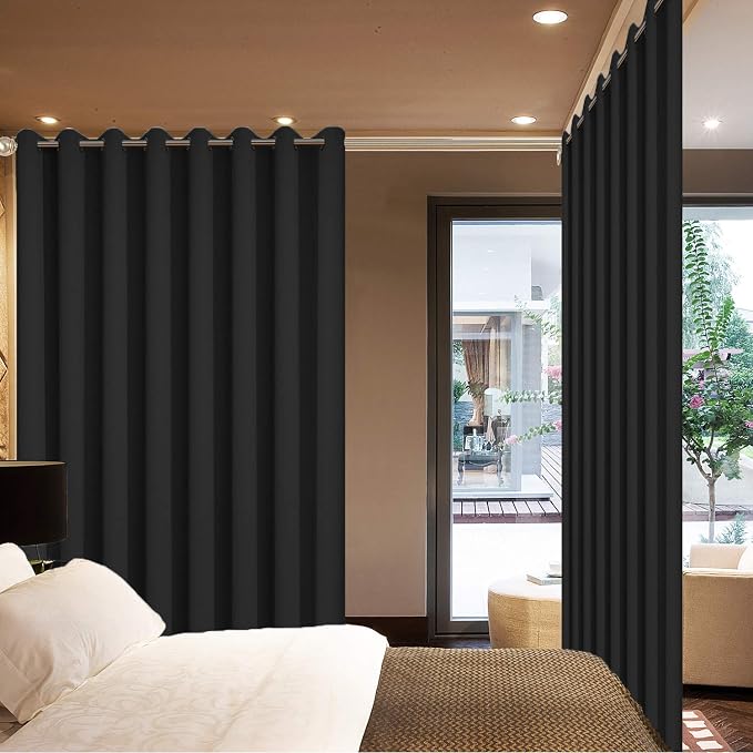 Yakamok Blackout Sliding Glass Door Curtains, Thermal Insulated Window - Image 3