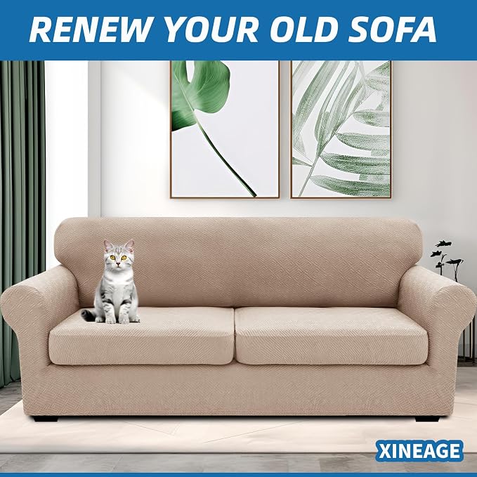 XINEAGE 2026 New 3 Pieces Couch Covers - Image 4
