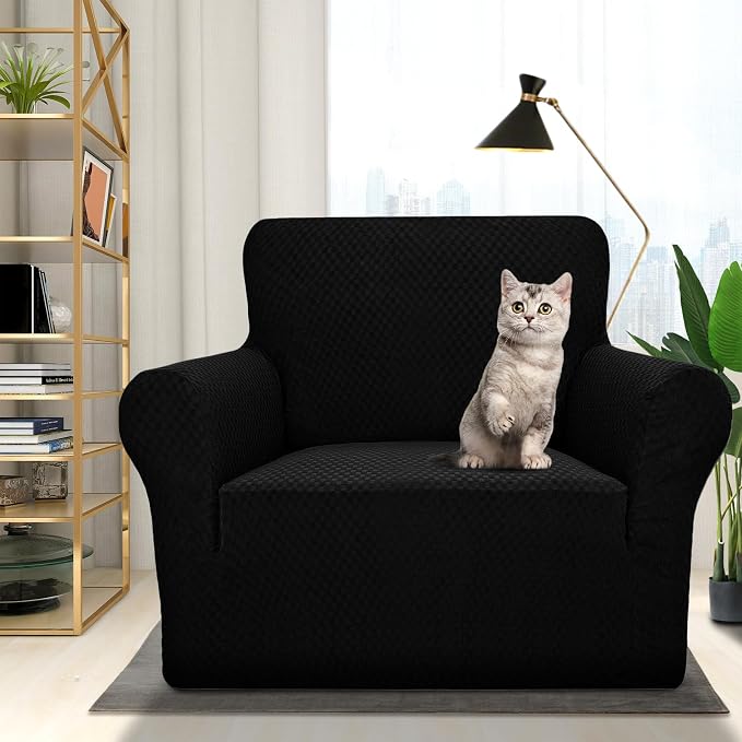 ZNSAYOTX 1 Piece Jacquard Chair Slipcovers by ZNSAYOTX