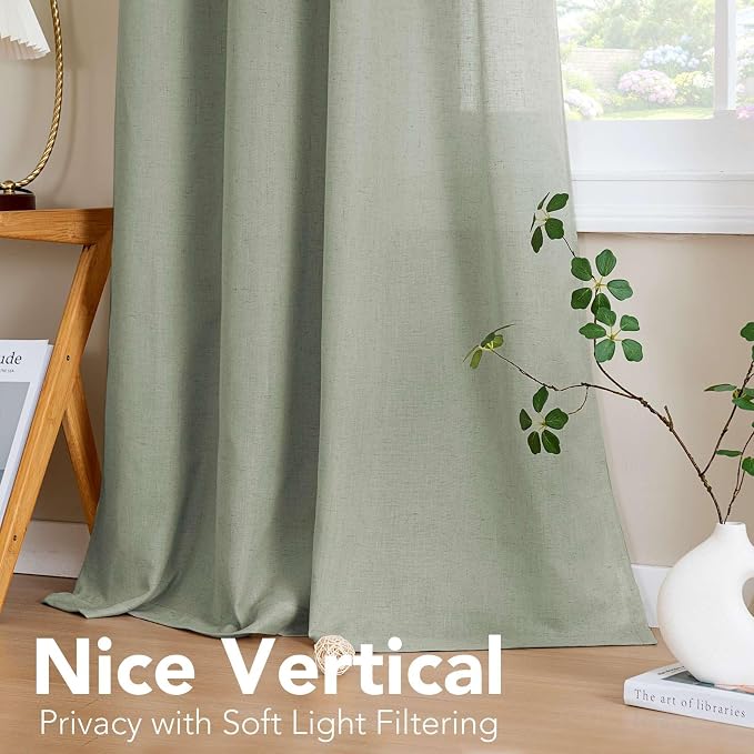 H.VERSAILTEX Living Room Linen Curtains - Image 7