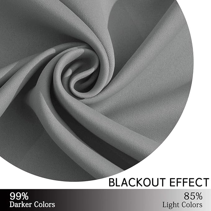 Yakamok Blackout Curtains for Bedroom - Image 4