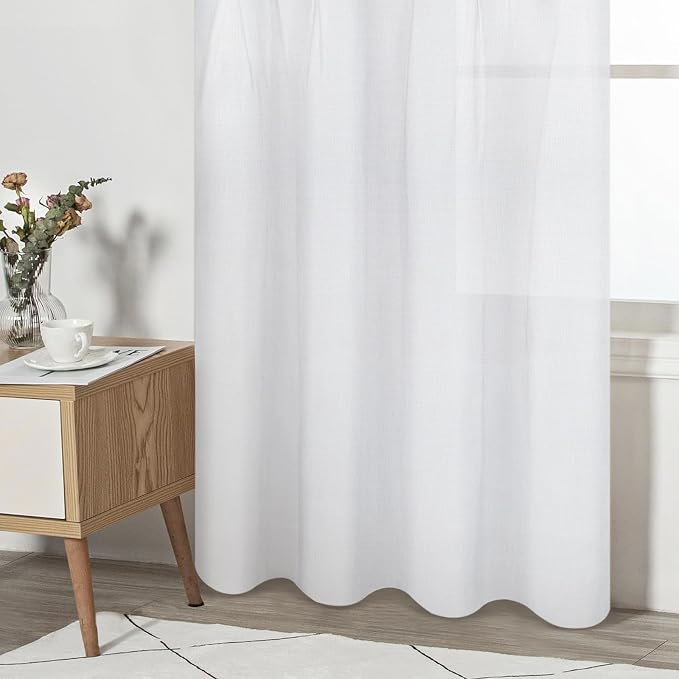FRAMICS Farmhouse Cotton Linen Curtains - Image 8