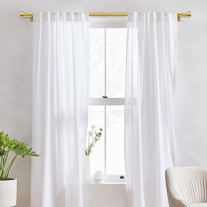 IFELS 2 Pack Heavy Duty Curtain Rods - Image 2