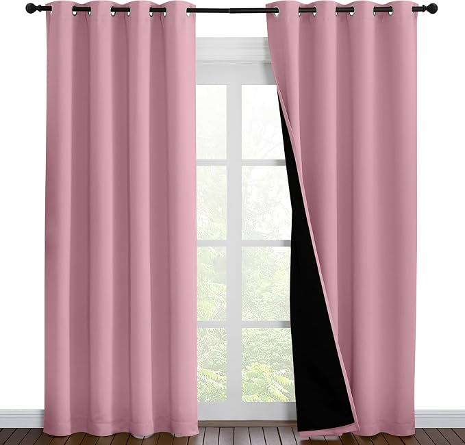 NICETOWN Total Shade Curtains and Draperies, Heavy-Duty Full Light Shading by NICETOWN