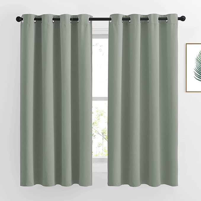 NICETOWN Blackout Sage Green Curtains & Drapes by NICETOWN