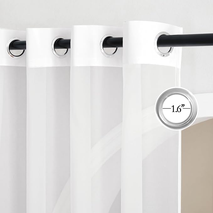 NICETOWN Sheer Window Curtain Panels - Image 2