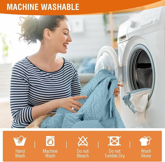VANSOFY Waterproof Recliner Couch Covers, Sofa Covers 1-Piece Washable - Image 5