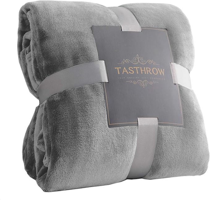 TASTHROW Large Flannel Fleece Throw Blanket, 50×70 Inch by TASTHROW