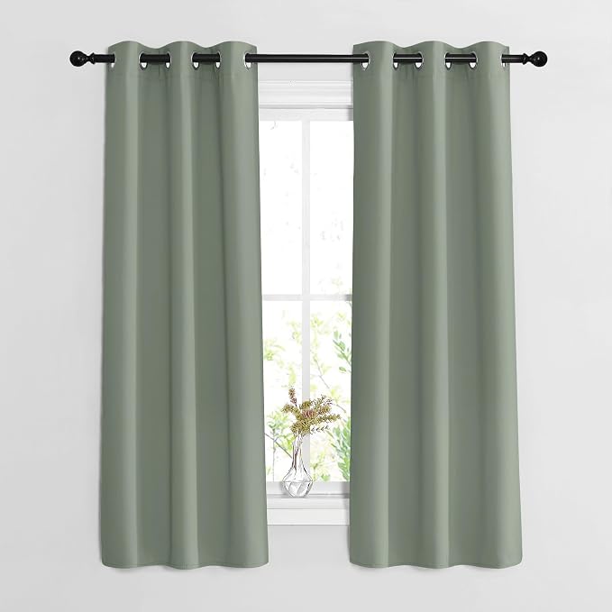 NICETOWN Sage Green Blackout Curtains & Drapes by NICETOWN