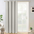 Yakamok Wide Thermal Blackout Patio Door Curtain Panel, Light Beige Grommet by Yakamok