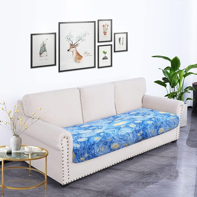 hyha Printed Couch Cushion Covers, Floral Sofa Covers Washable - Image 5