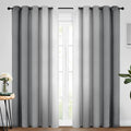 Yakamok Room Darkening Ombre Curtains 84 Inch Length, Light Blocking Grommet by Yakamok
