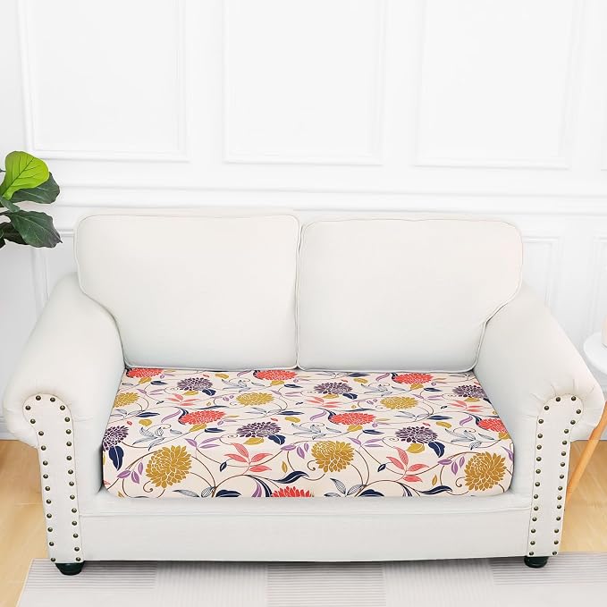 Smiry Printed Couch Cushion Covers, Stretch Soft Couch Covers by Smiry