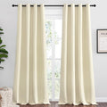 NICETOWN Beige Room Darkening Curtains 102" Long by NICETOWN