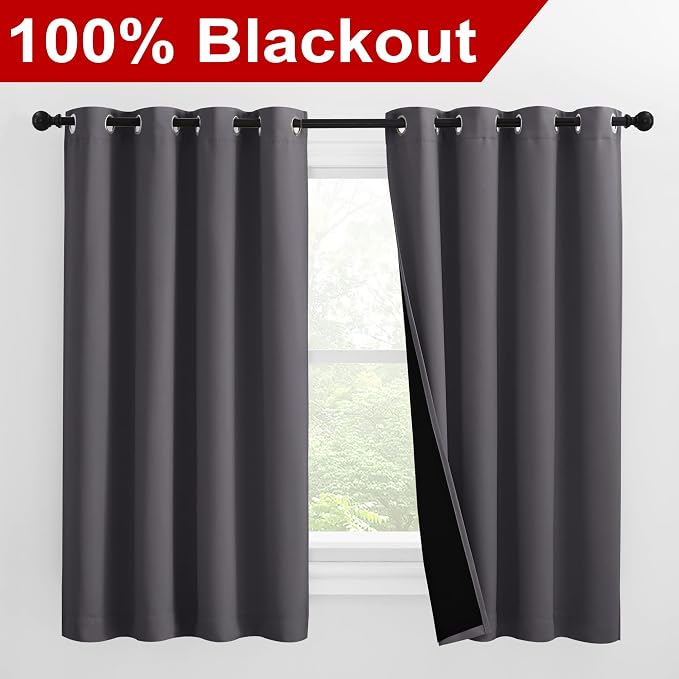NICETOWN 100% Blackout Curtains - Image 2