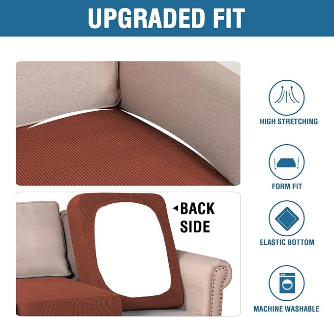H.VERSAILTEX Super Stretch Individual Seat Cushion Covers - Image 6
