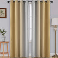SimpleHome Ombre Room Darkening Curtains by SimpleHome