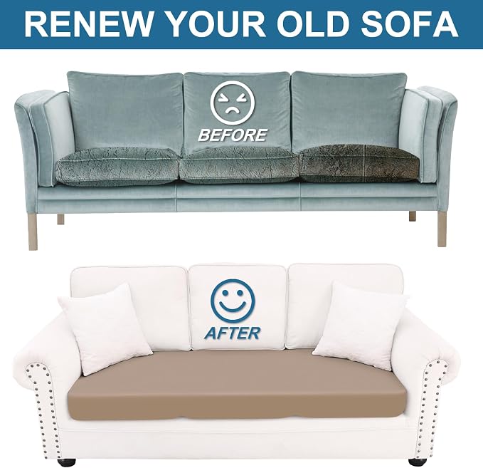 Smiry Printed Couch Cushion Covers, Stretch Soft Couch Covers - Image 8
