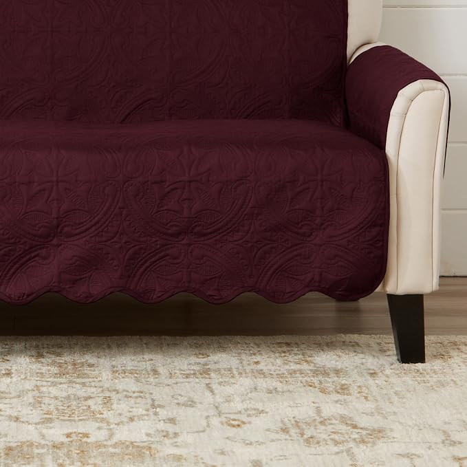Great Bay Home Reversible Sofa Cover - Image 6