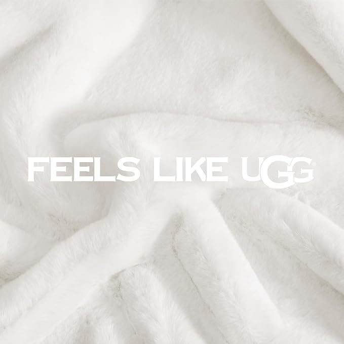 UGG Euphoria Faux Fur Throw Blanket, Warm Fluffy - Image 5