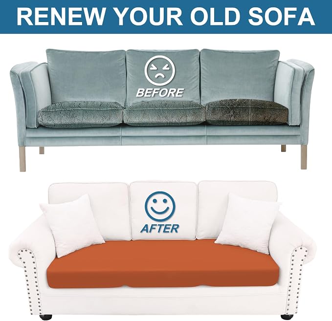 Smiry Printed Couch Cushion Covers, Stretch Soft Couch Covers - Image 8