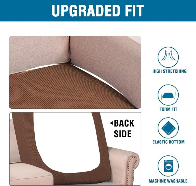 H.VERSAILTEX Super Stretch Individual Chaise Cover Sectional Couch Covers - Image 6