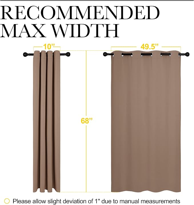 NICETOWN Blackout Window Curtains and Drapes - Image 7