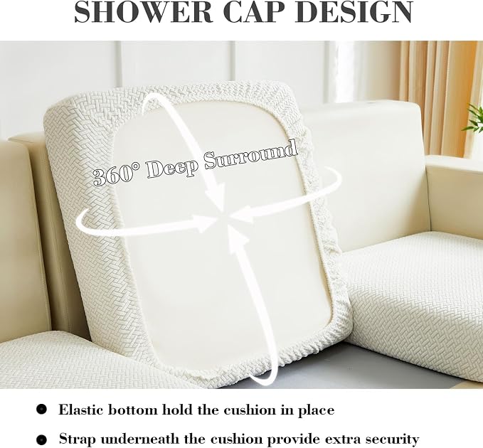 Sofa Covers Couch Covers for Sofa Pet Friendly Couch Cushion Covers Universal - Image 3